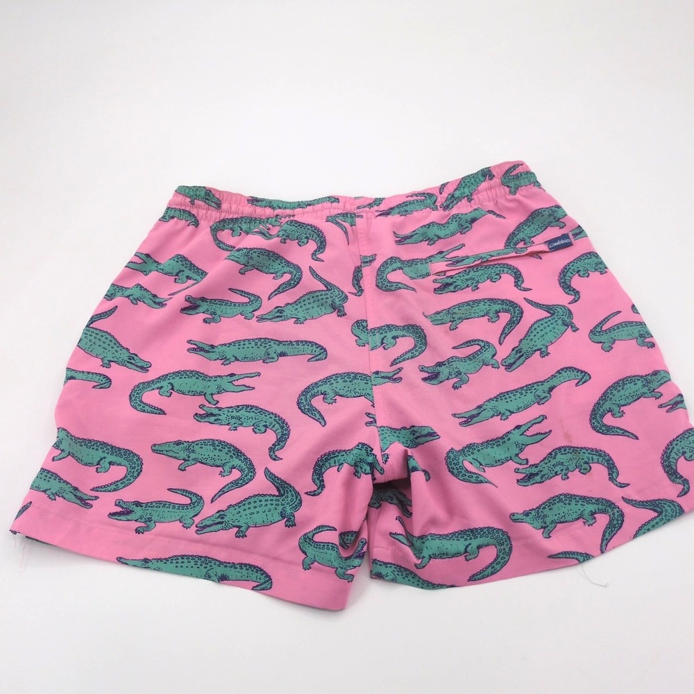 Chubbies Swim Trunks Mens Large Pink The Glades 5.5" Inseam Mesh Lined Quick Dry - Picture 2 of 8